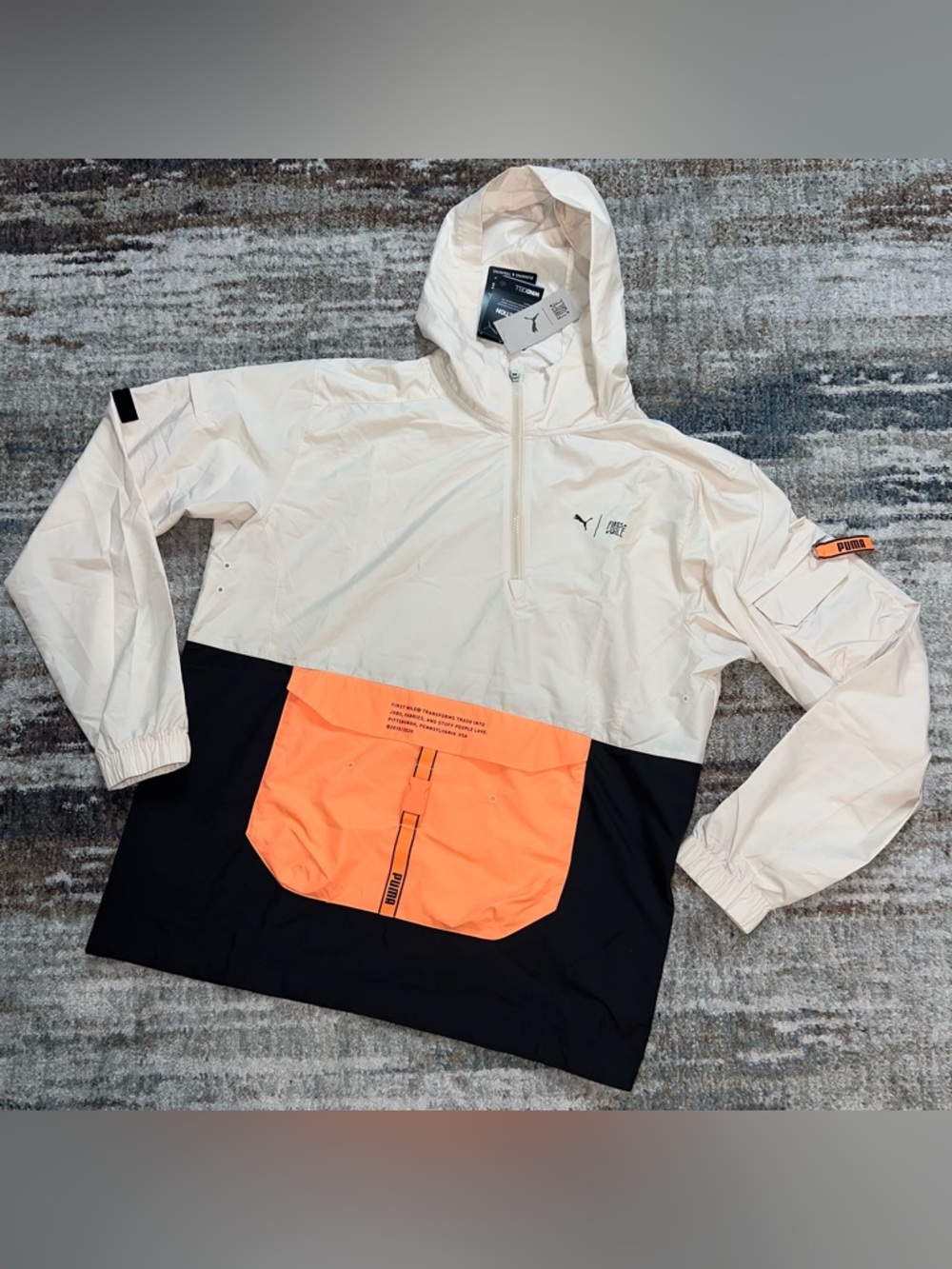 NEW PUMA x FIRST MILE Windcell Utility Jacket Tapioca